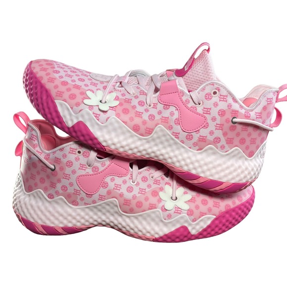 Adidas Harden Vol 6‎ Monogram Basketball Shoes Pink GW9033 Men\'s Size 14 main image 7